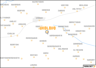 map of Ukolovo