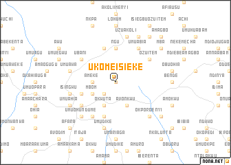 map of Ukome Isieke