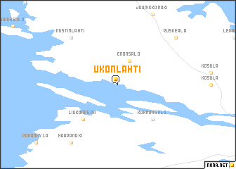 map of Ukonlahti