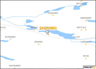 map of Ukonmäki