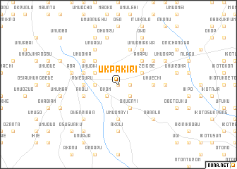 map of Ukpakiri