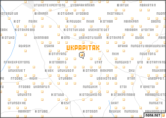 map of Ukpap Itak