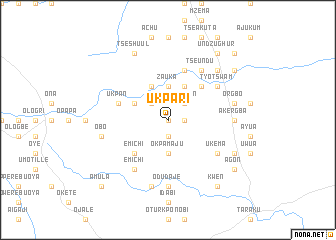 map of Ukpari