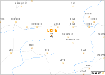 map of Ukpe