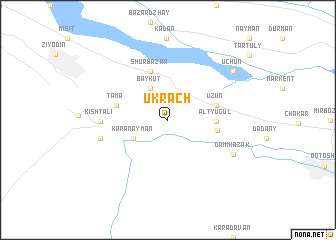 map of Ukrach