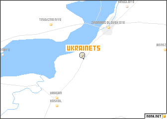 map of Ukrainets