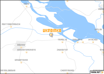 map of Ukrainka
