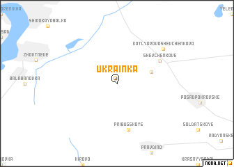 map of Ukrainka