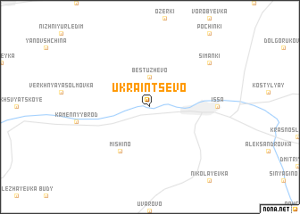 map of Ukraintsevo