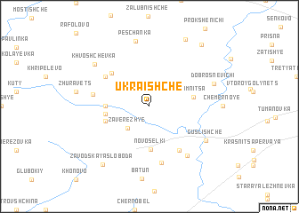 map of Ukraishche