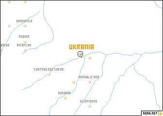 map of Ukrania