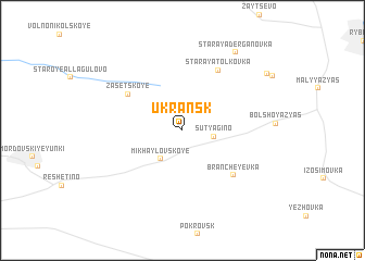 map of Ukransk