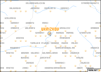 map of U Križkov