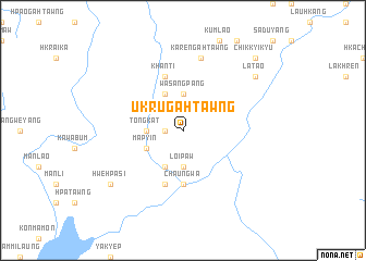 map of U Krugahtawng