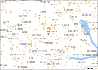 map of Ukšići