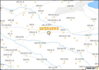 map of Üksnurme