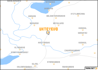 map of Ukteyevo