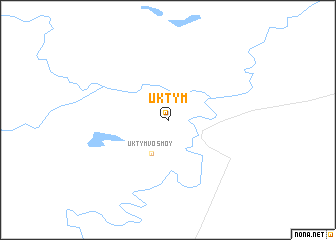 map of Uktym