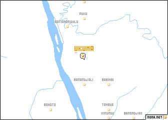 map of Ukuma