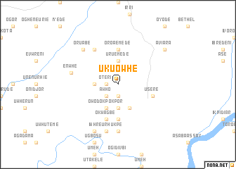 map of Ukuowhe