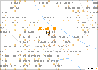 map of Ukushiwura