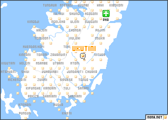 map of Ukutini