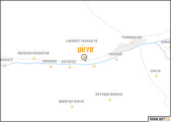 map of Ukyr