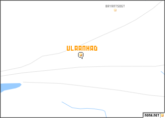 map of Ulaanhad