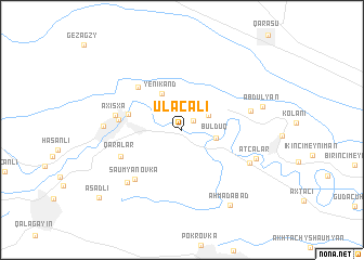 map of Ulacalı