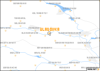 map of Uladovka