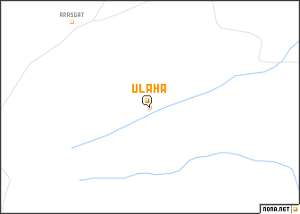 map of Ulaha