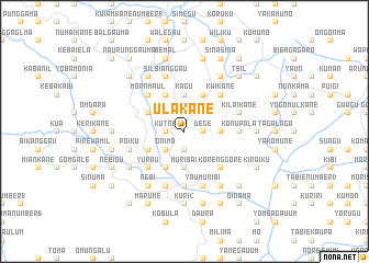 map of Ulakane