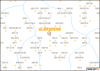 map of Ula Moroma