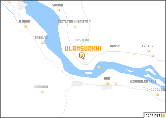 map of Ulamsurkhi