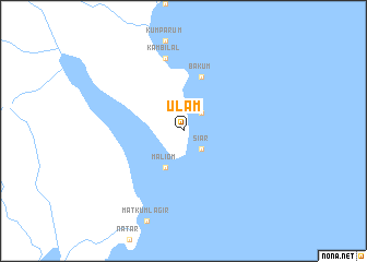 map of Ulam