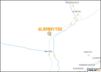 map of Ulan-Baytog