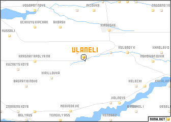 map of Ulan-Eli