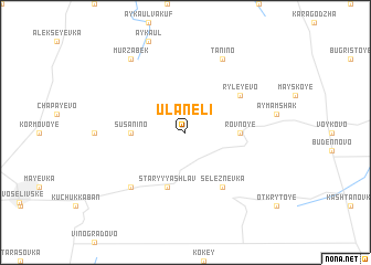 map of Ulan-Eli