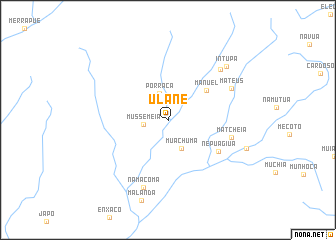 map of Ulane