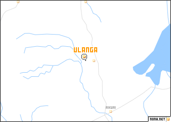 map of Ulanga