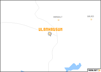 map of Ulan Had Sum