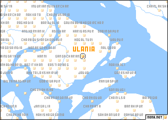 map of Ulānia