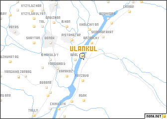 map of Ulan-Kulʼ