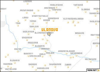 map of Ulanova