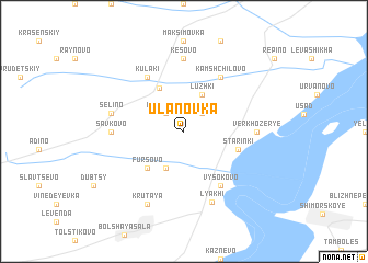 map of Ulanovka