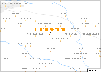 map of Ulanovshchina