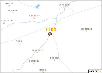 map of Ulan