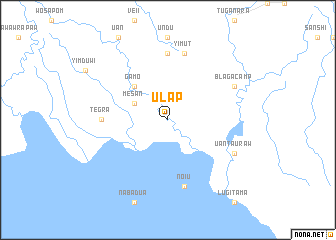 map of Ulap