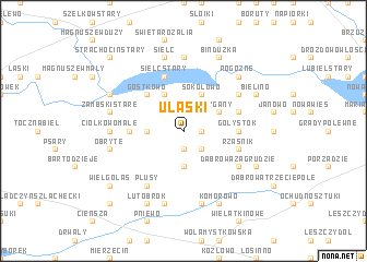 map of Ulaski