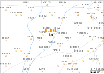 map of Ulaşlı